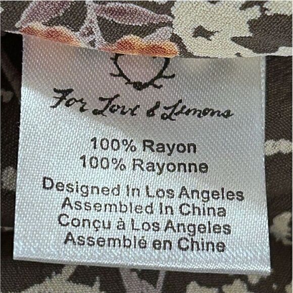 For Love & Lemons Wilson Mini Dress - Picture 9 of 12